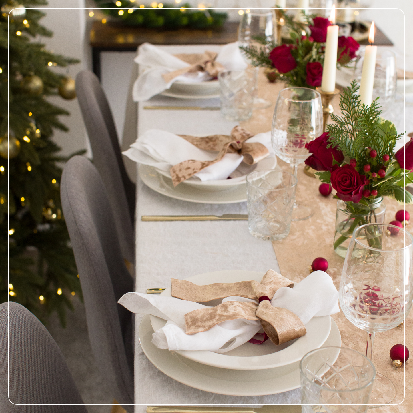 Samtband Gold, 40 mm