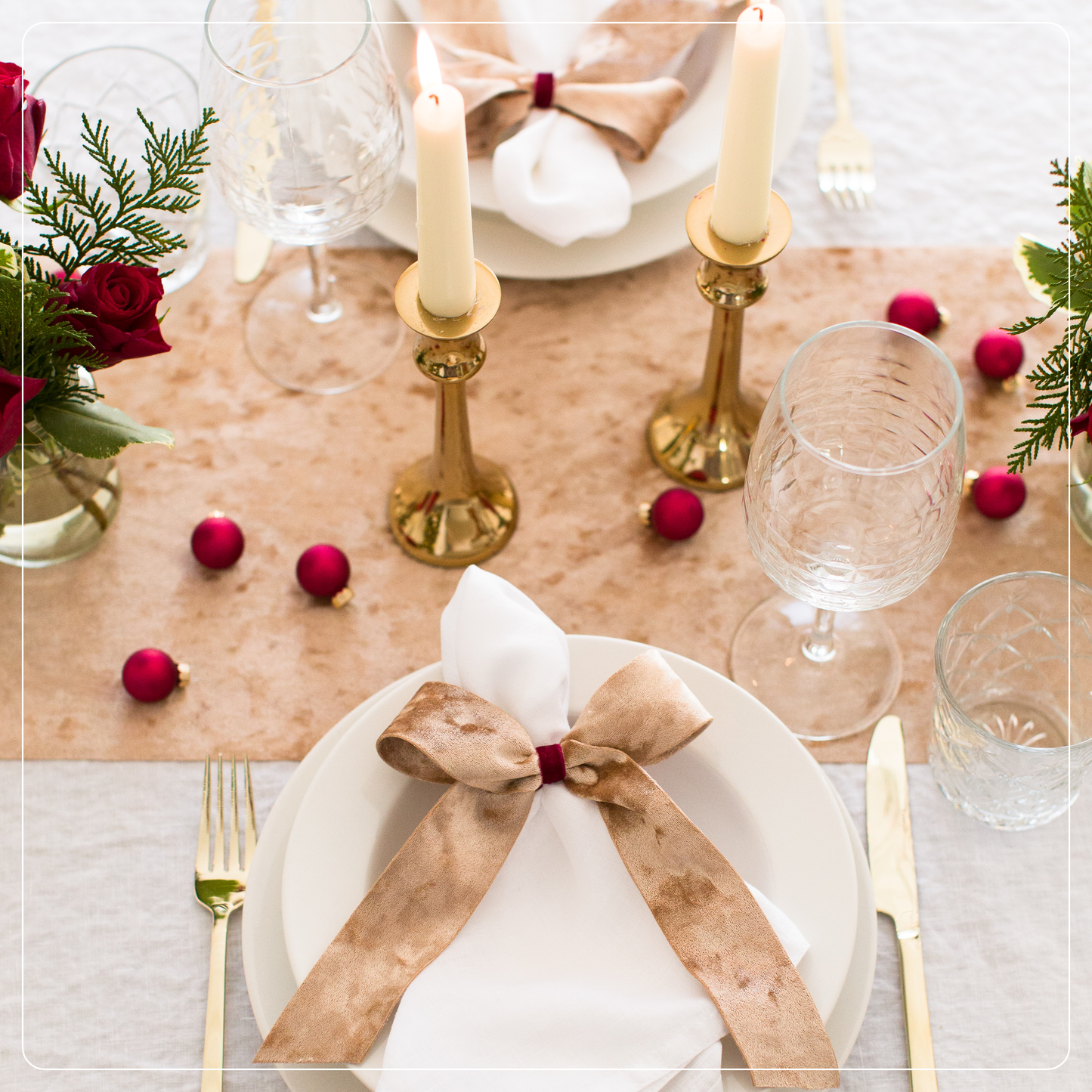 Samtband Gold, 40 mm