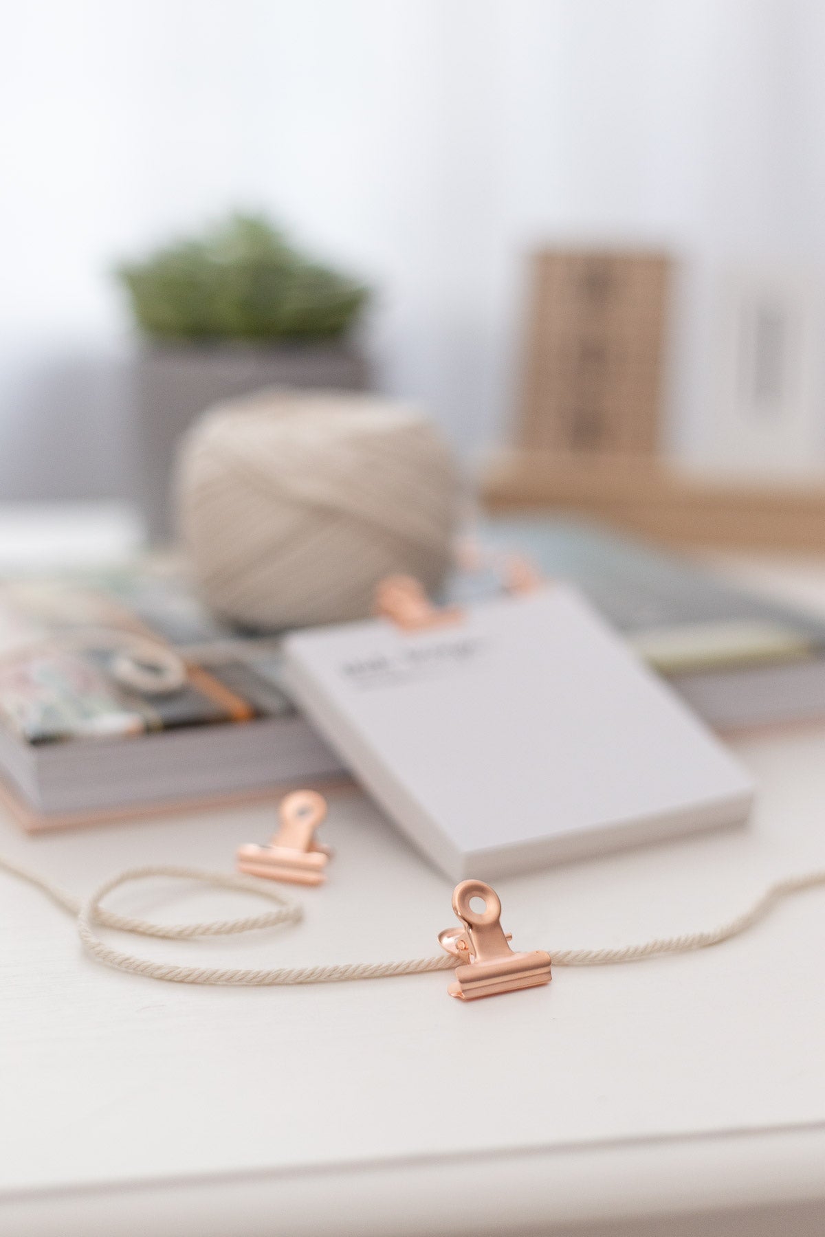 Mini Metallklammern Roségold