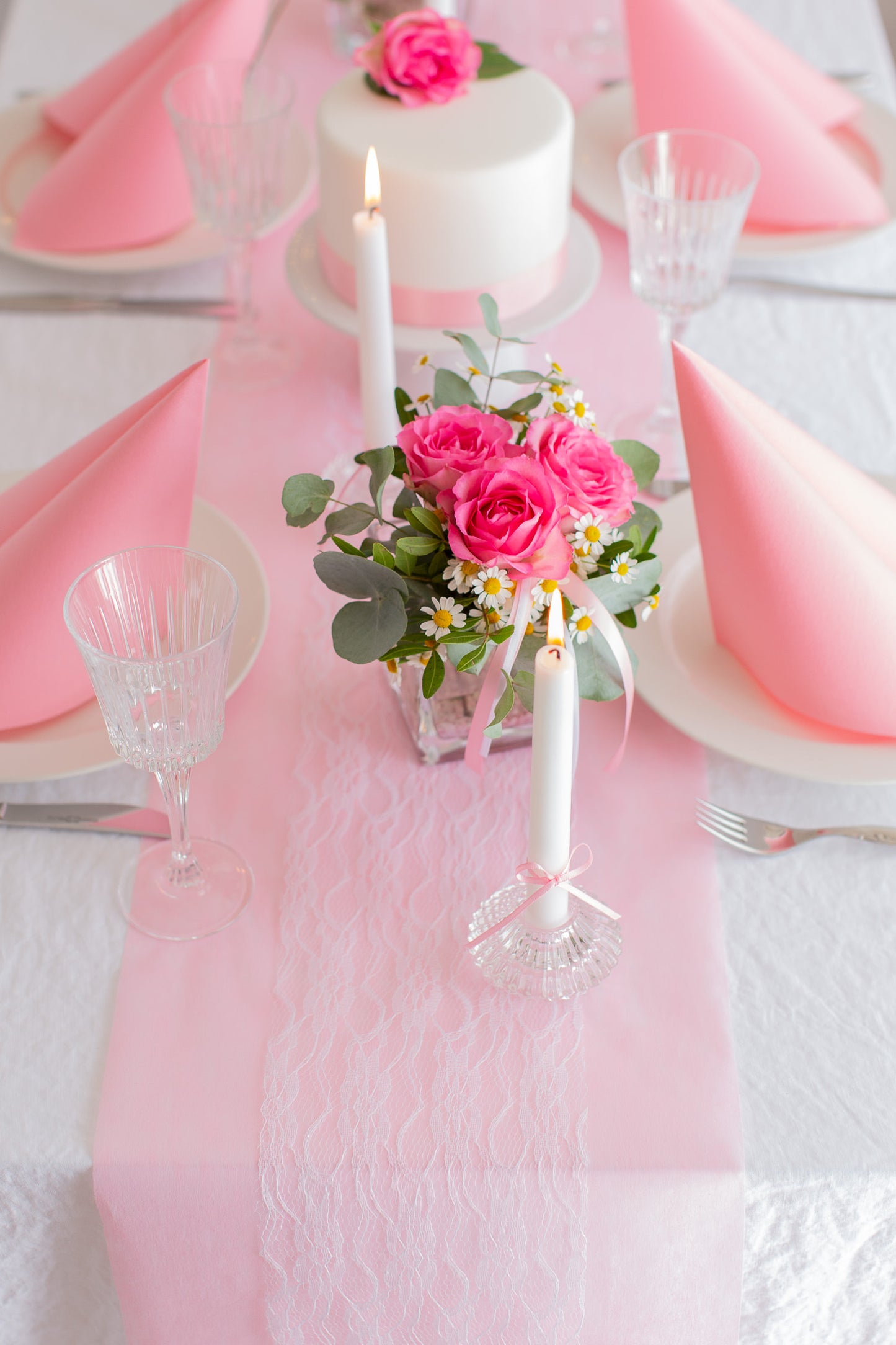 Satinband Rosa, 3 mm