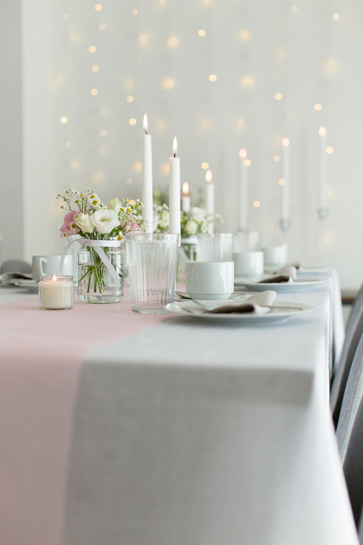 Satinband Weiß, 10 mm