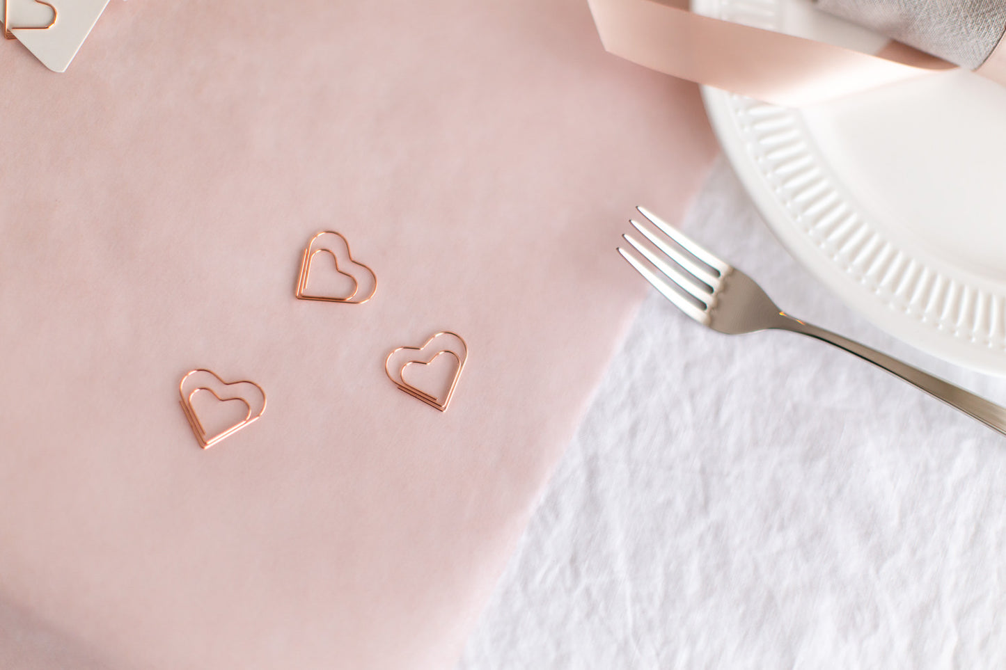 2. Wahl: Tischläufer Vlies Blush Rosé