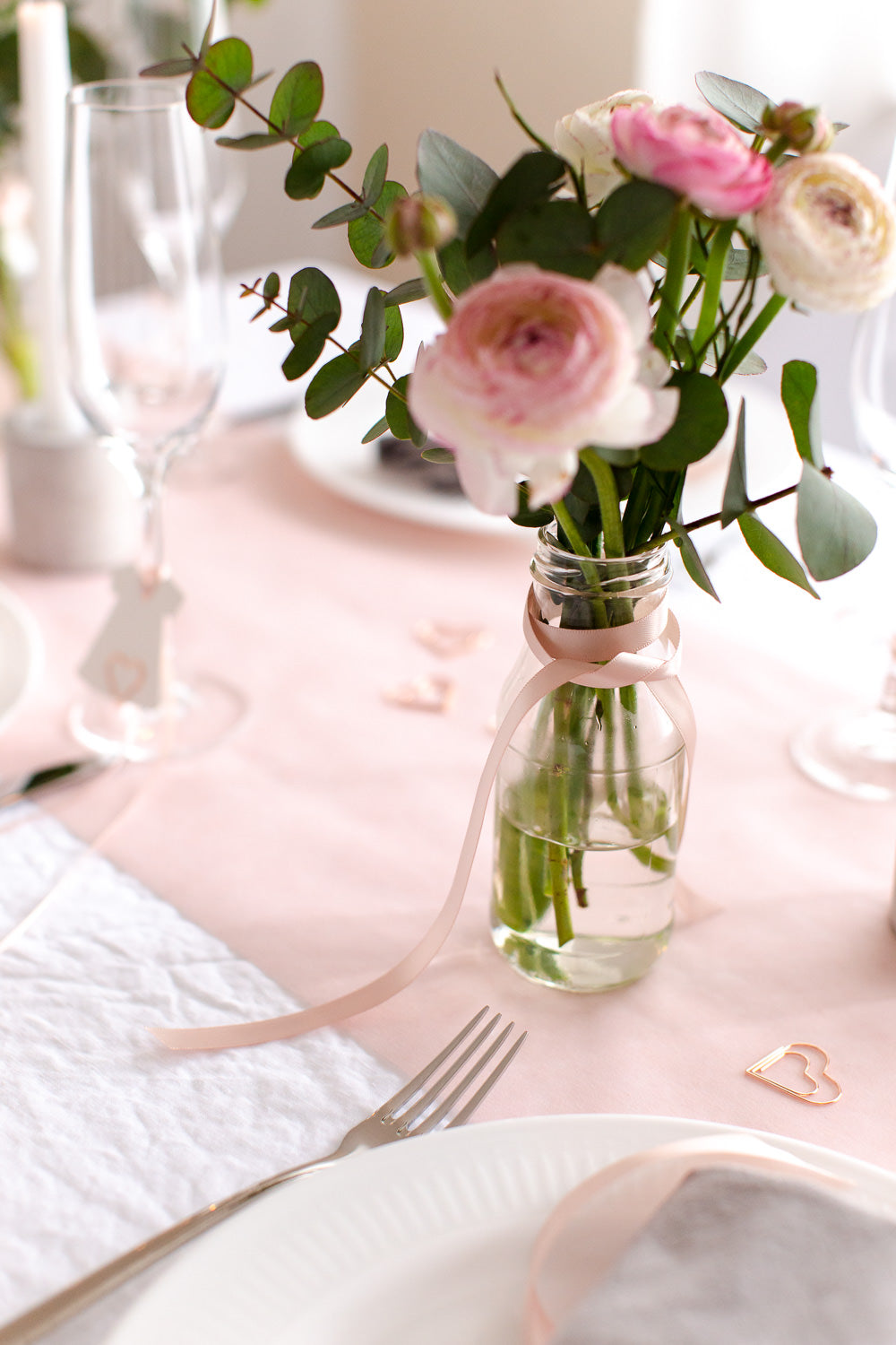 Satinband Blush Rosé, 10 mm