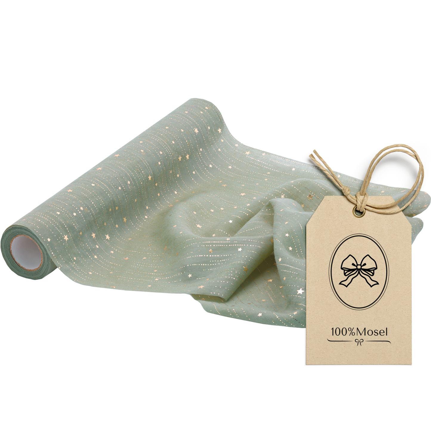 Tischläufer Sterne, Grün