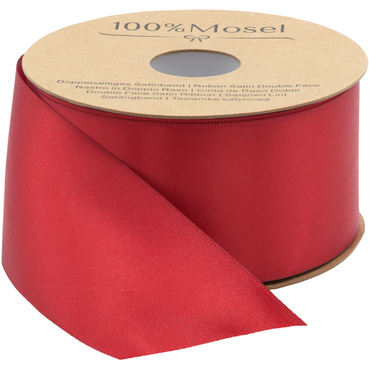 Satinband Rot, 50 mm