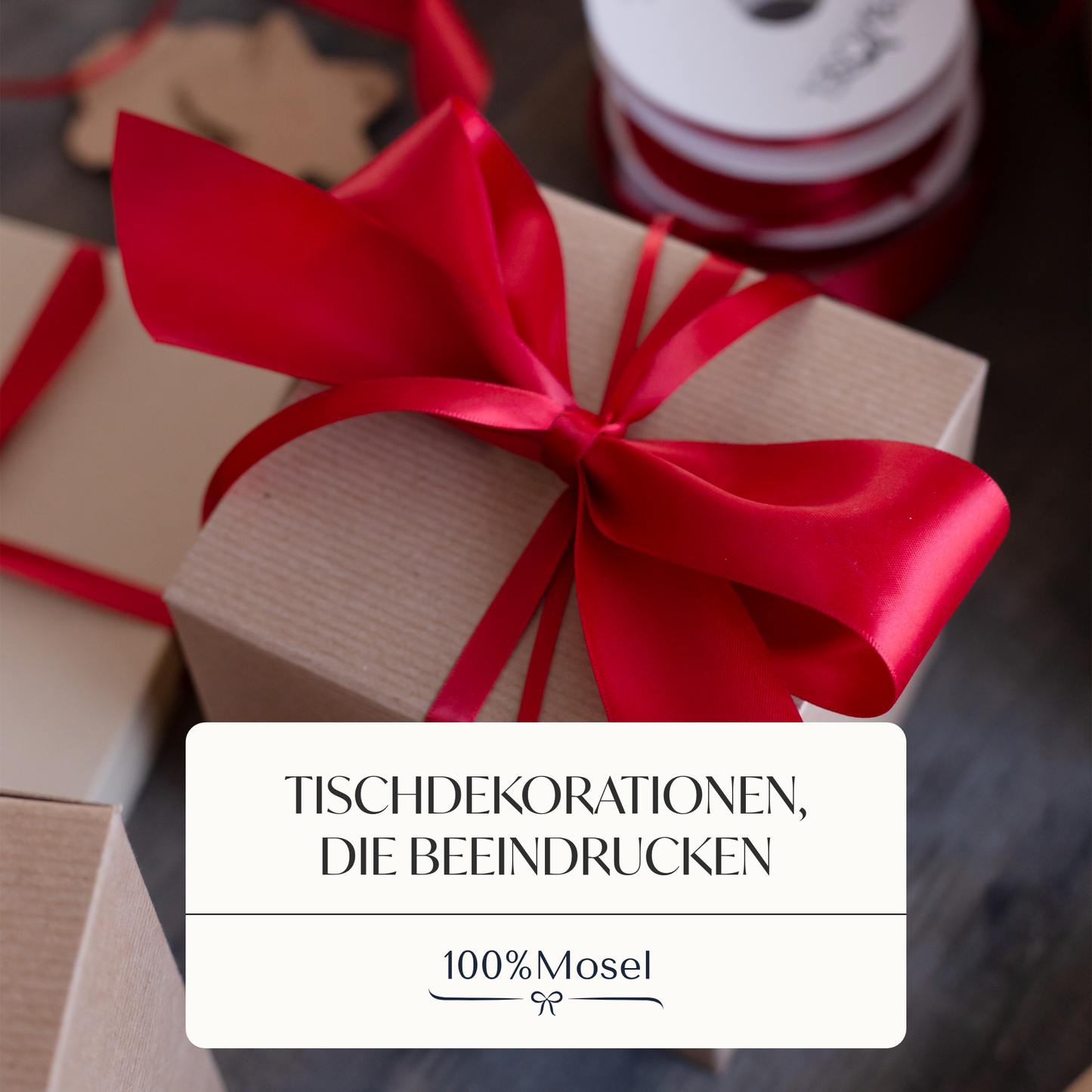 Satinband Rot, 50 mm