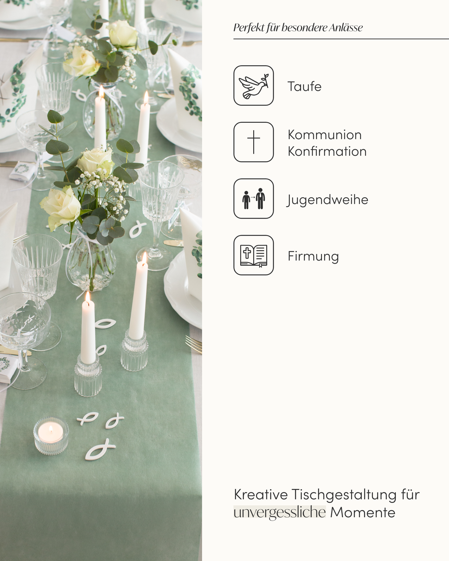 Streudeko Fische, Weiß