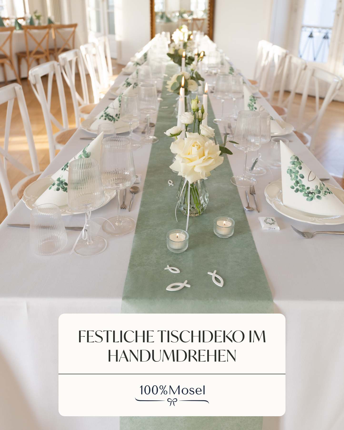 Streudeko Fische, Weiß