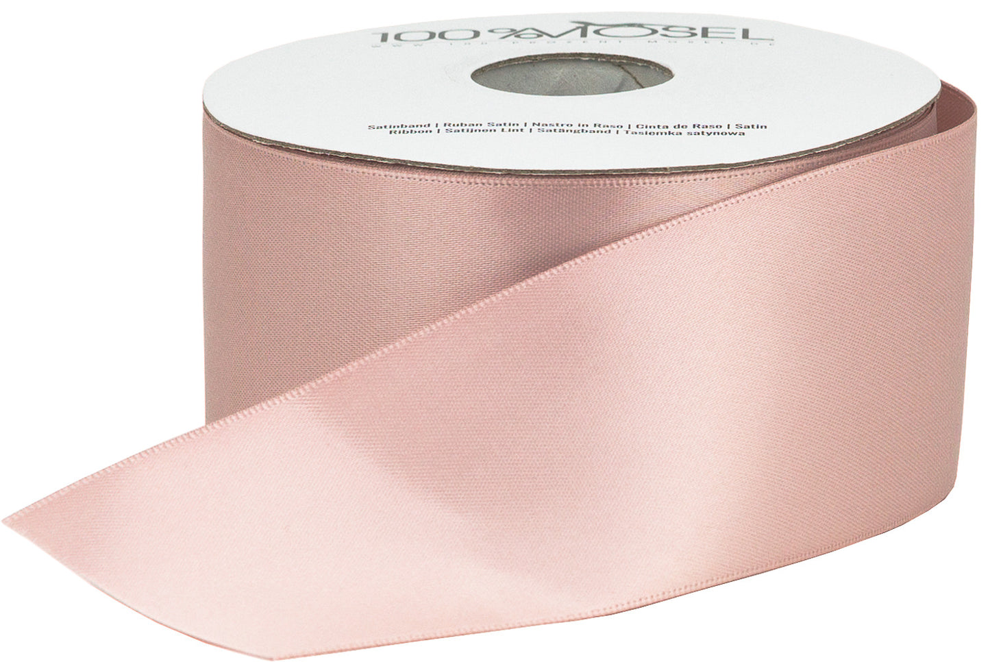 Satinband Blush Rosé, 50 mm