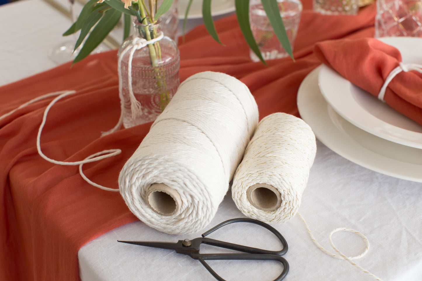 2. Wahl: Baumwollkordel Weiß