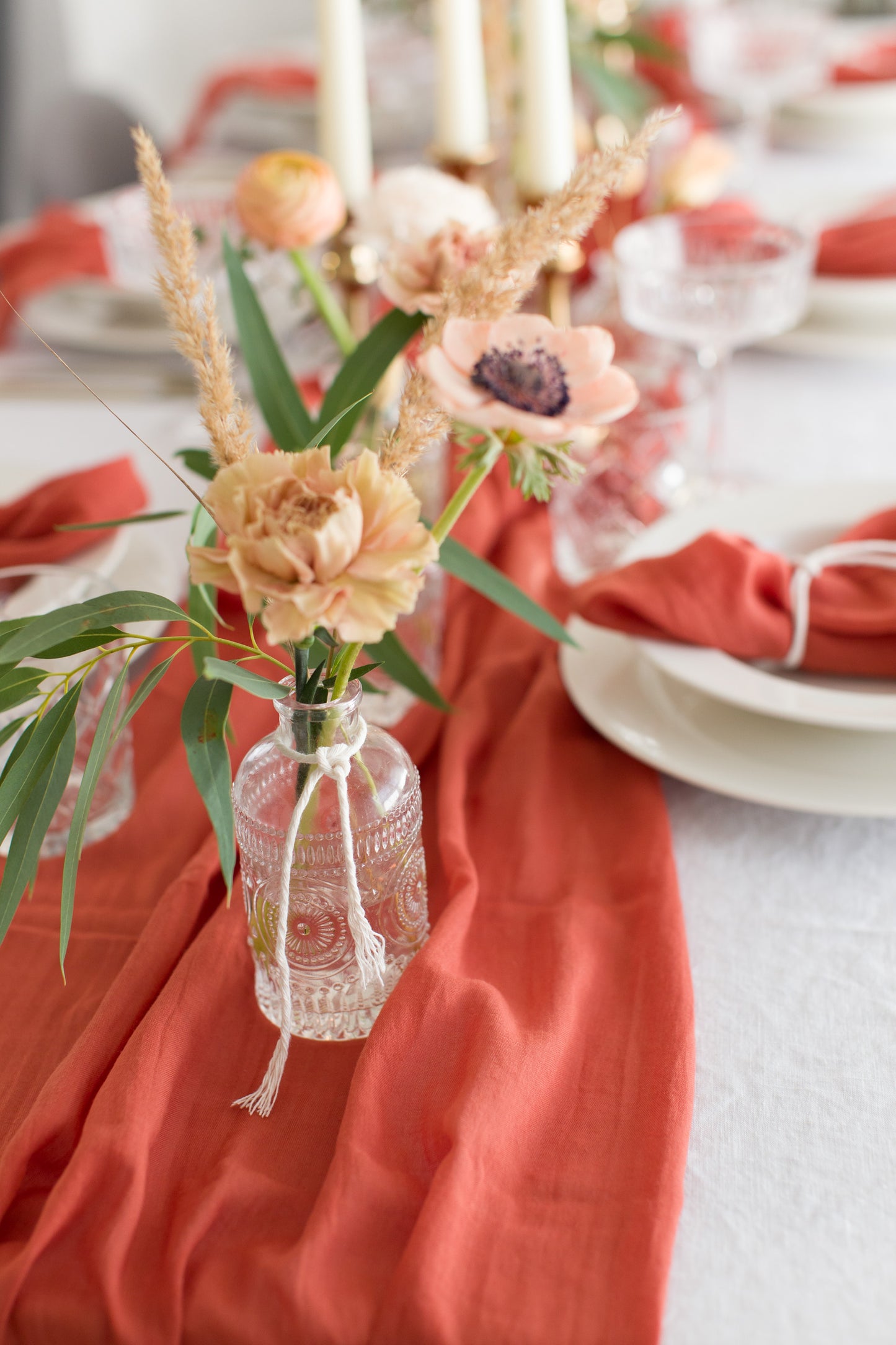 Baumwollkordel Weiß