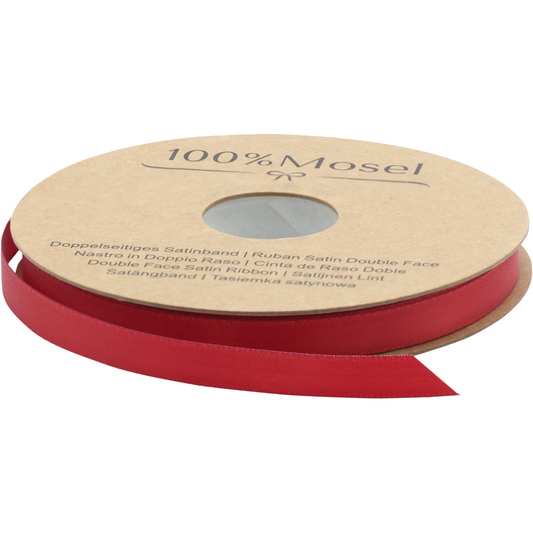 Satinband Rot, 10 mm