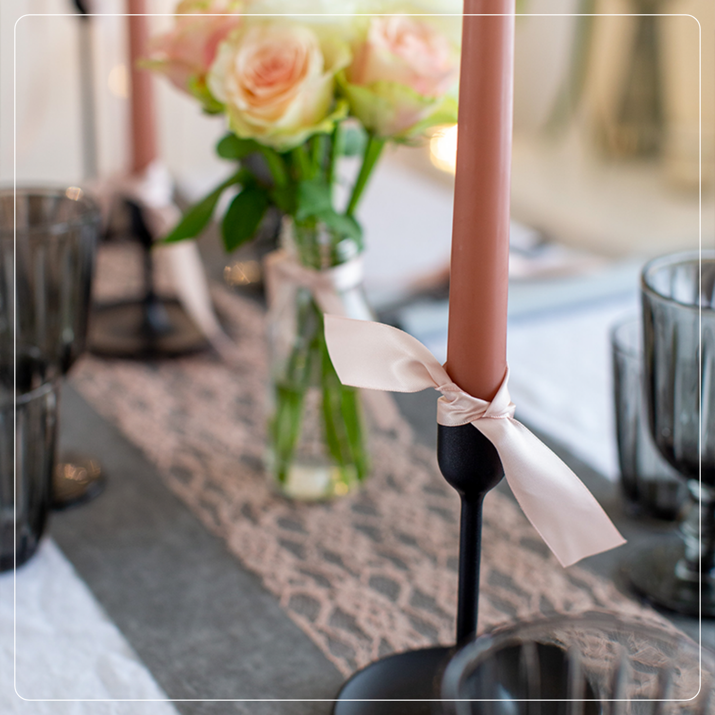 Tischläufer Vlies Anthrazit